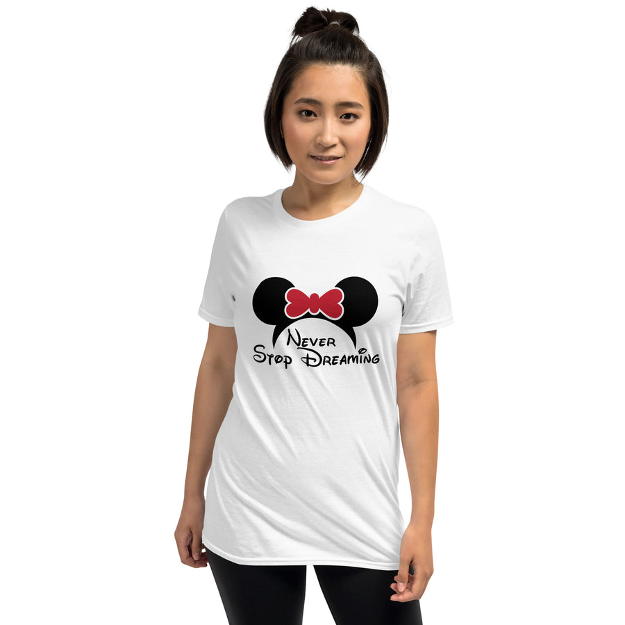 Never Stop Dreaming Short-Sleeve Womens T-Shirt