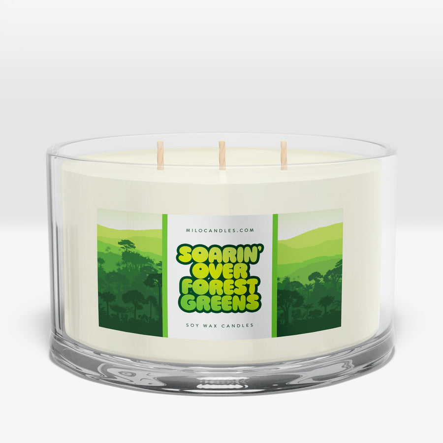 Soarin Over Forest Greens Candle