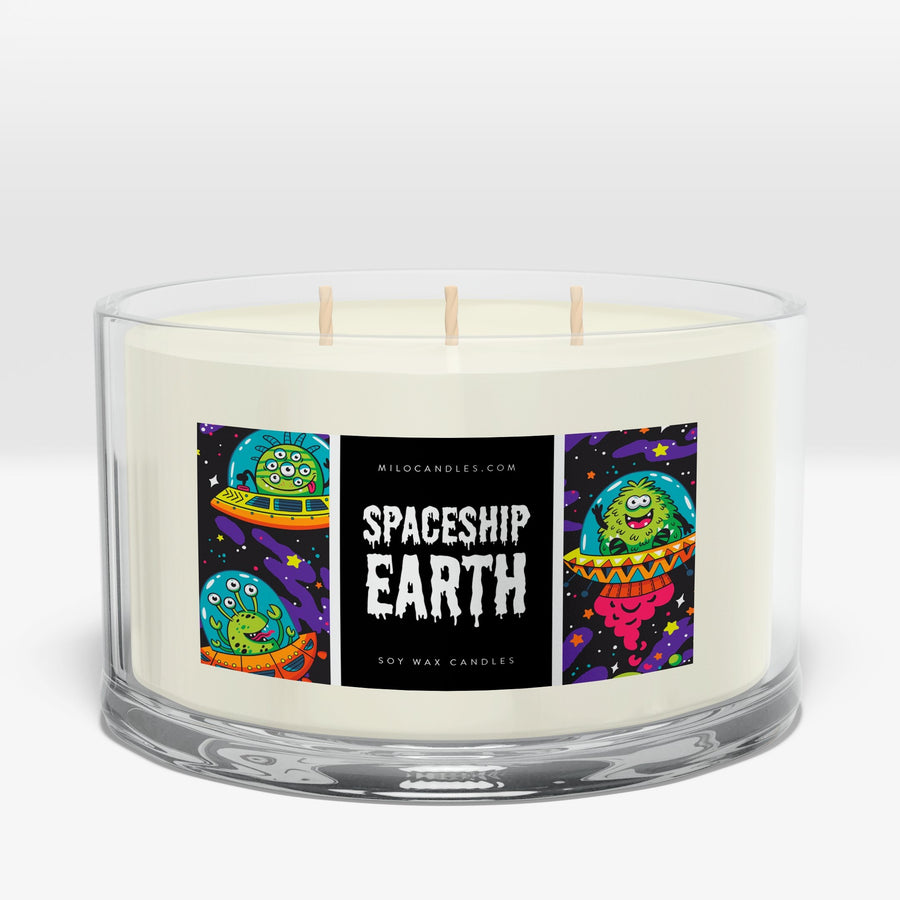 Spaceship Earth Candle