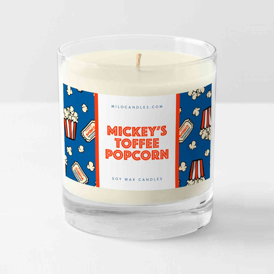 Mickey's Toffee Popcorn Candle