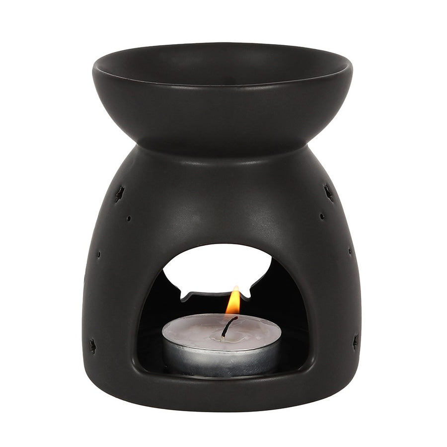 Black Cauldron Cut Out Wax Melt Burner