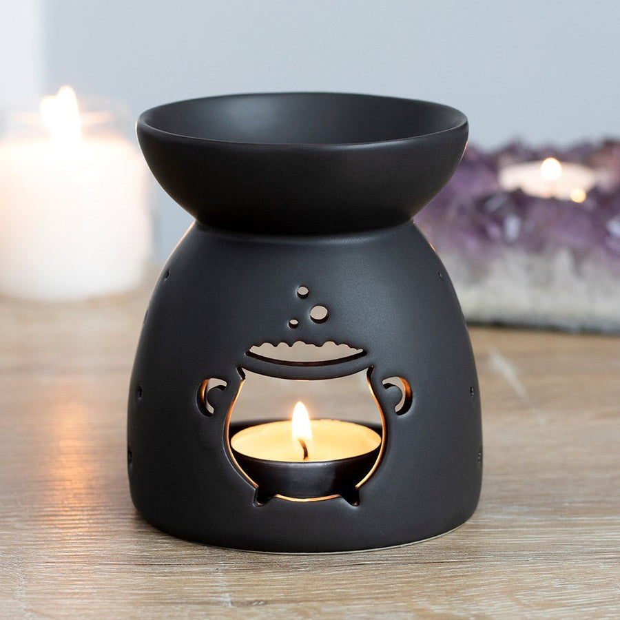 Black Cauldron Cut Out Wax Melt Burner