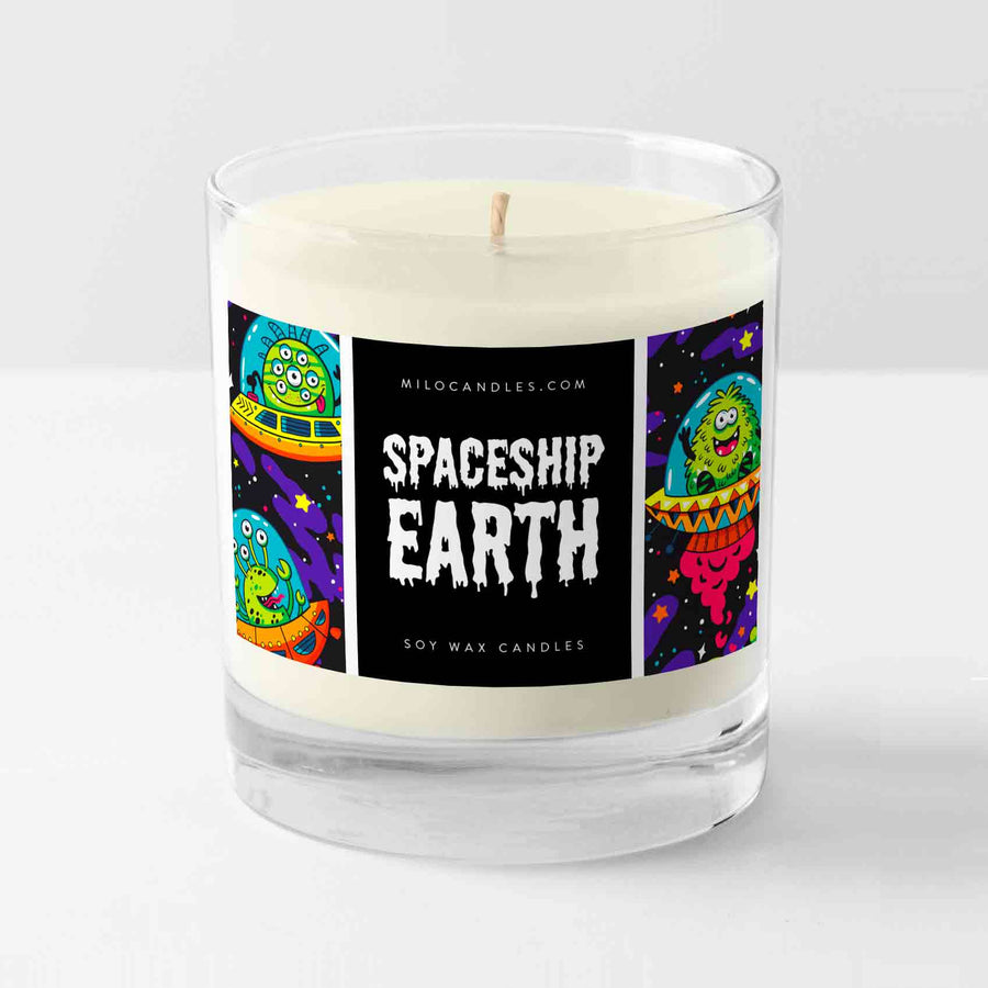 Spaceship Earth Candle