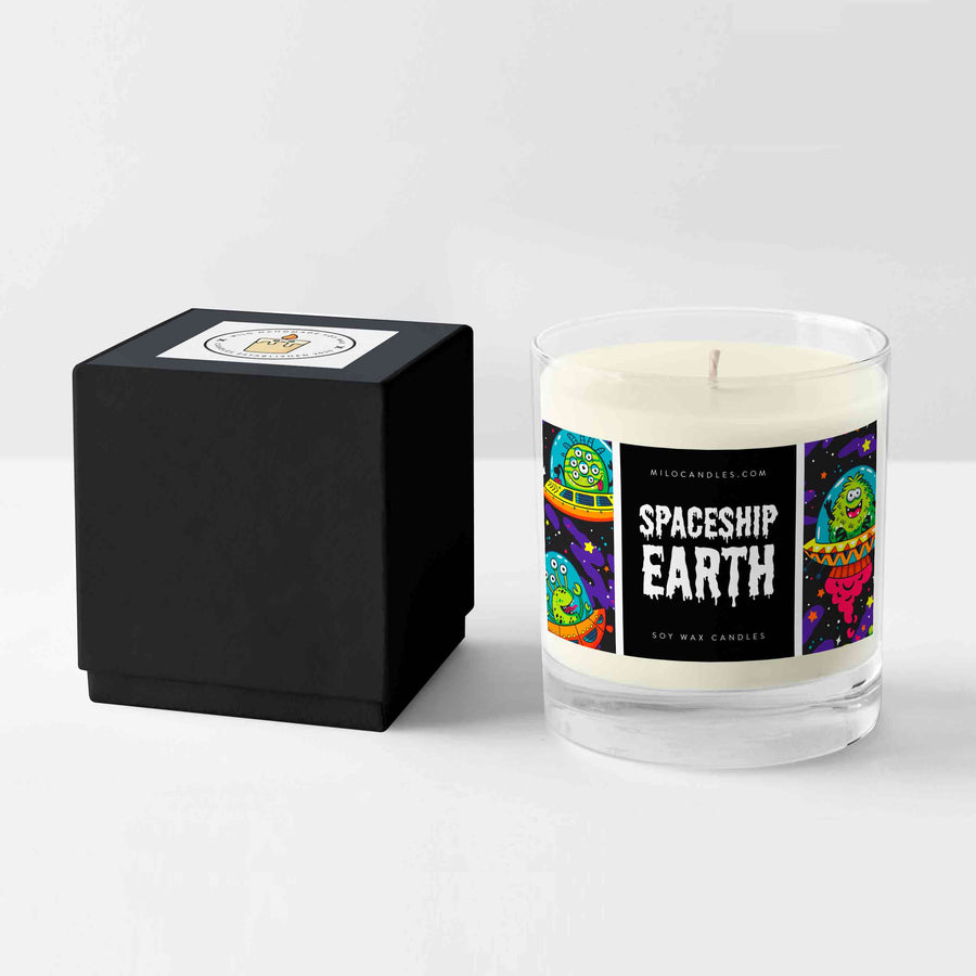 Spaceship Earth Candle