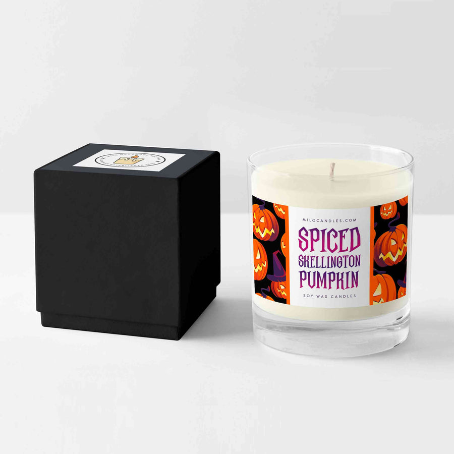 Spiced Skellington Pumpkin Candle