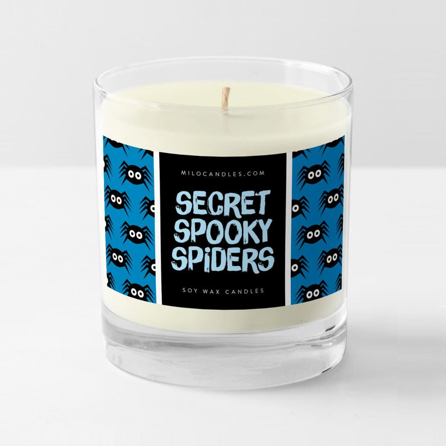 Secret Spooky Spiders Candle