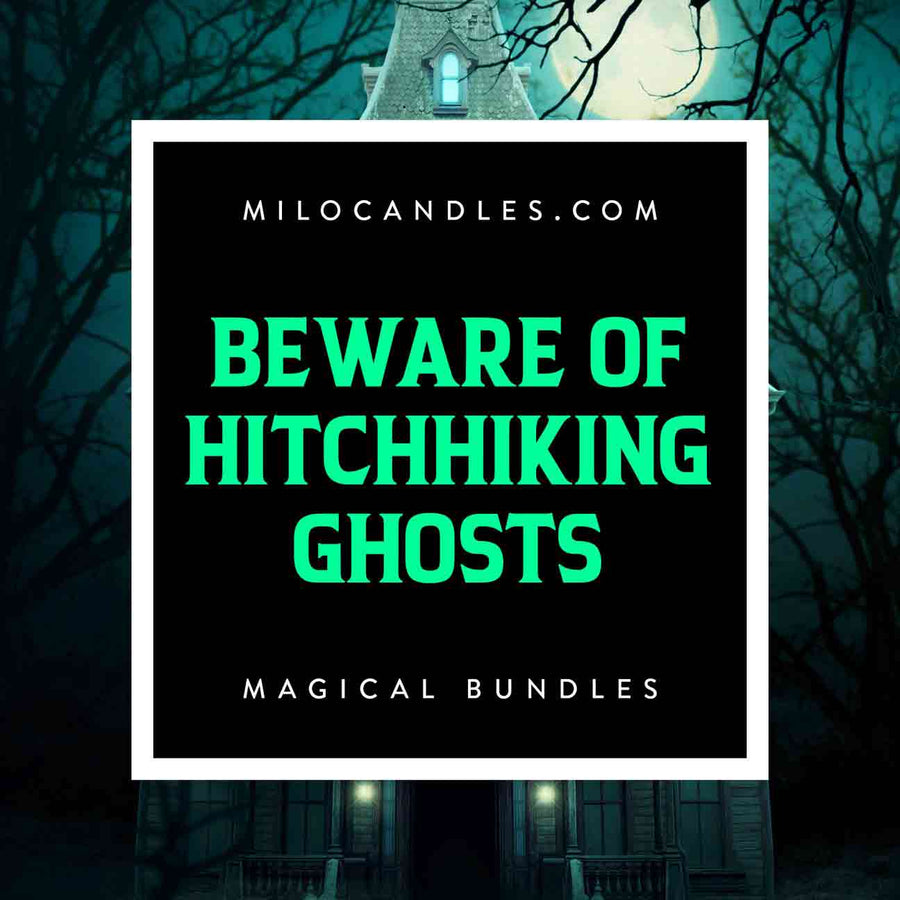 Beware of Hitchhiking Ghosts Bundle (Candle, Melts, Spray)