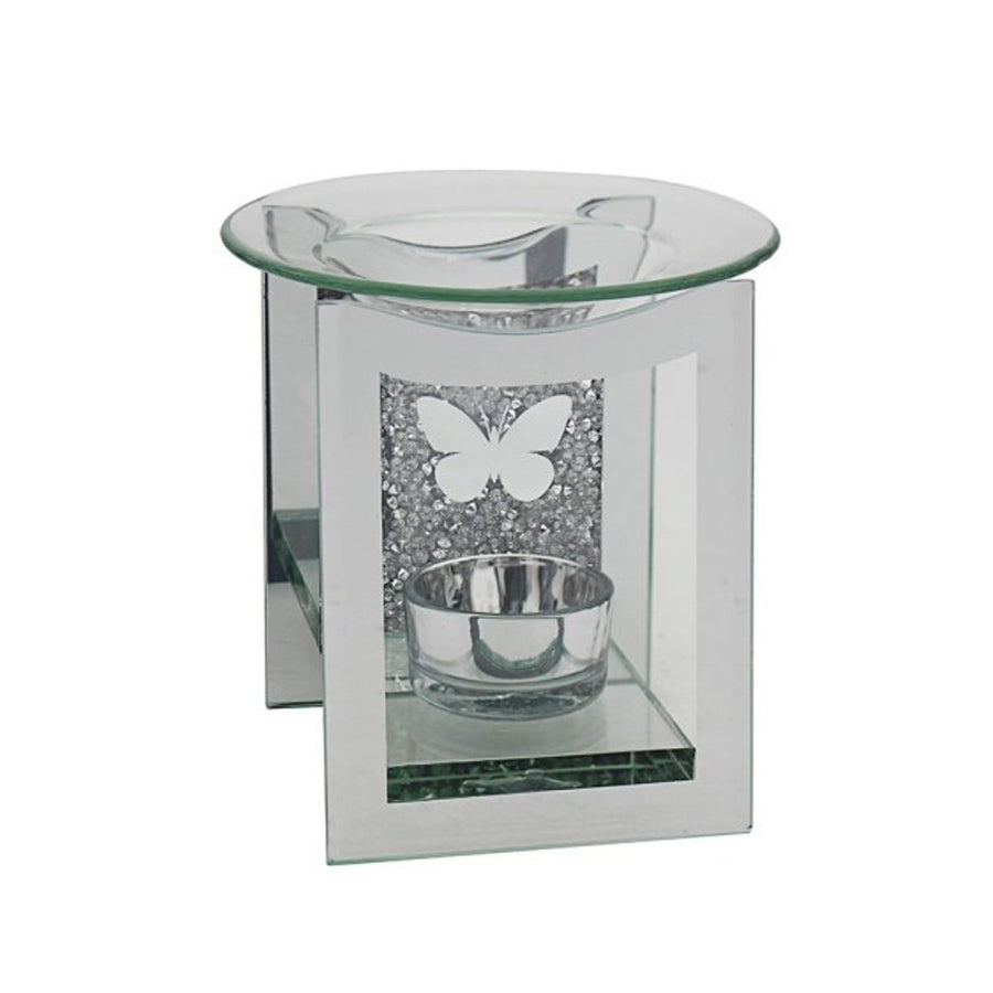 Butterfly Crystal Glass Wax Burner