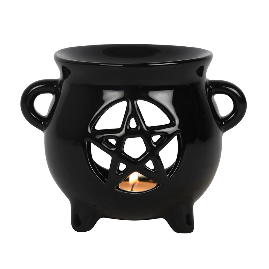Pentagram Cauldron Wax Burner