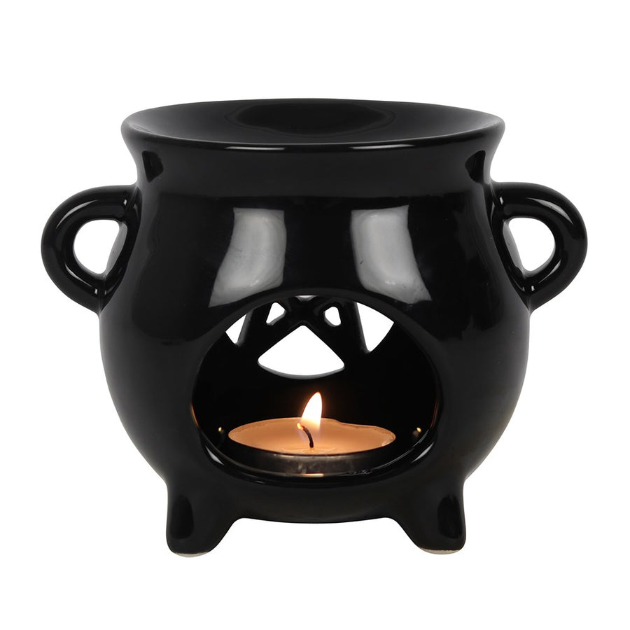 Pentagram Cauldron Wax Burner