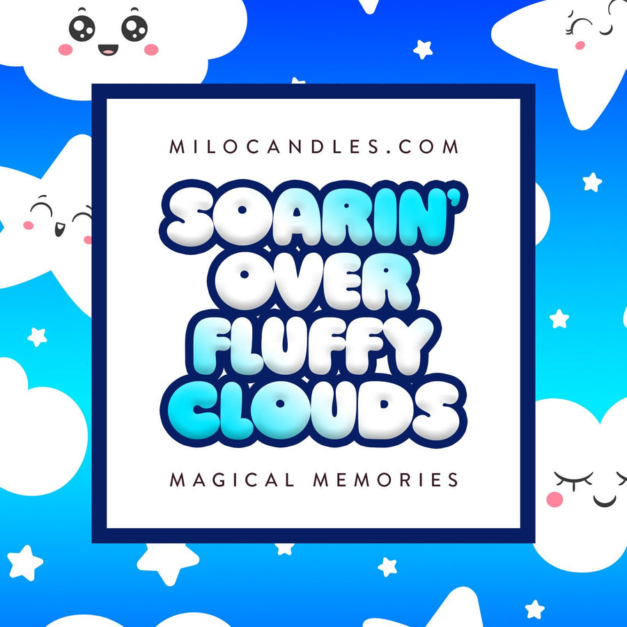 soaring over orange groves candle
