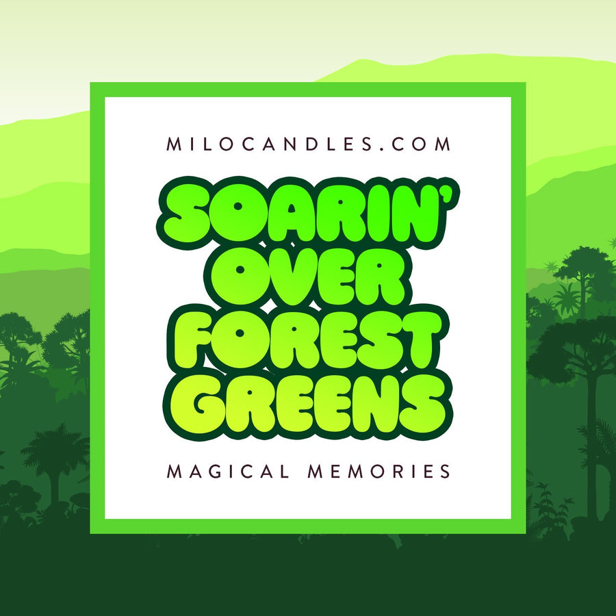 Soarin Over Forest Greens Candle