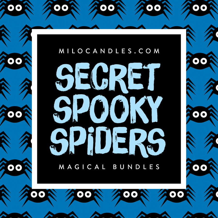 Secret Spooky Spiders Candle
