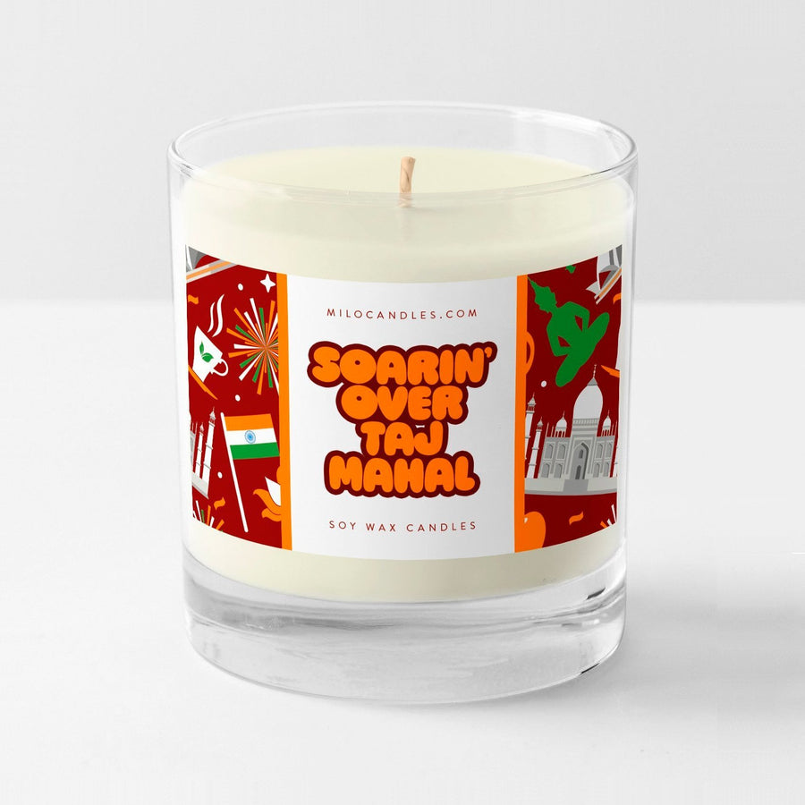 Soarin Over Taj Mahal Candle
