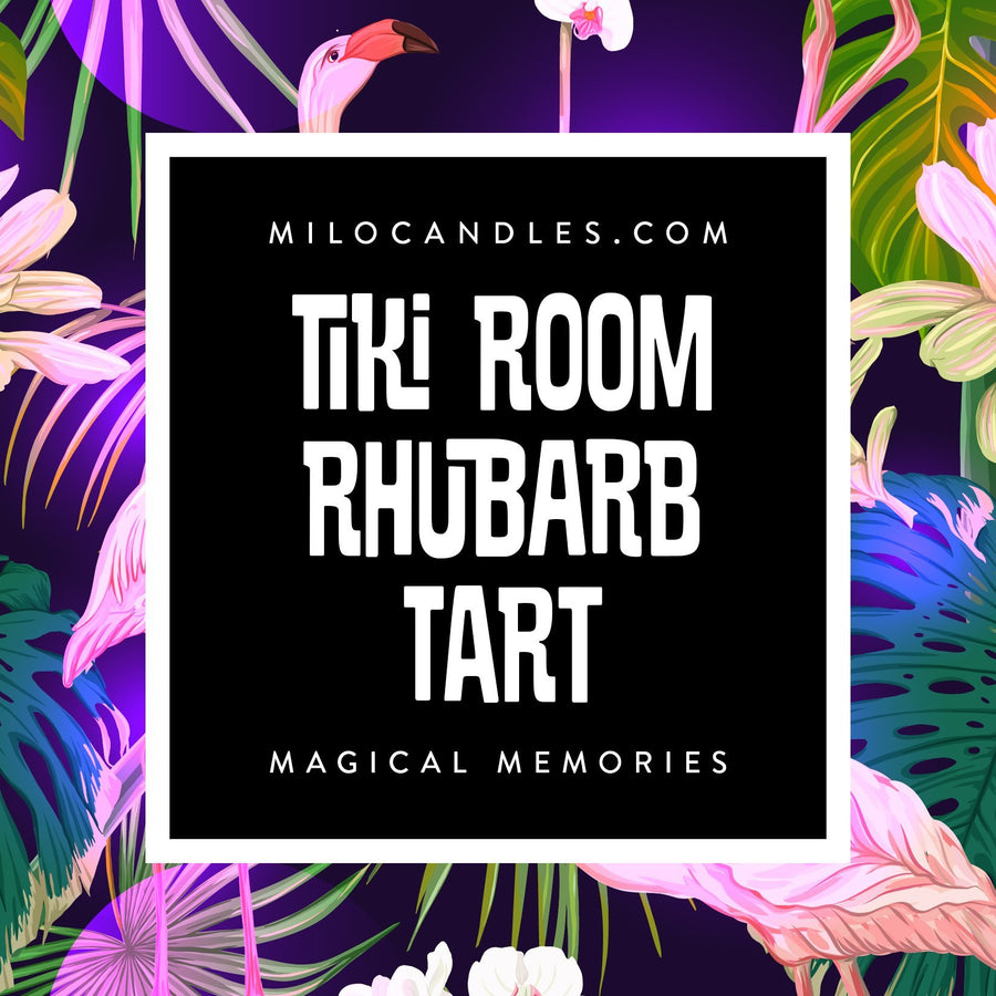 Tiki Room Rhubarb Tart Candle